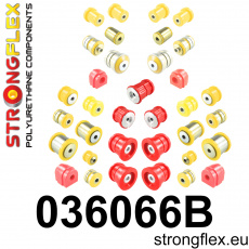 036066B: Strongflex Kompletní sada silentbloků pro zavěšení 036066B: Strongflex Kompletní sada silentbloků pro zavěšení