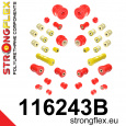 116243B: Strongflex Kompletní sada silentbloků pro zavěšení