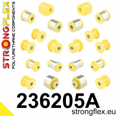 236205A: Strongflex Sada silentbloků zadního zavěšení varianta SPORT 236205A: Strongflex Sada silentbloků zadního zavěšení varianta SPORT