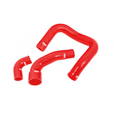 Forge Motorsport front mount intercooler kit pro Fiat 500/595/695, barva silikonových hadic: Červená
