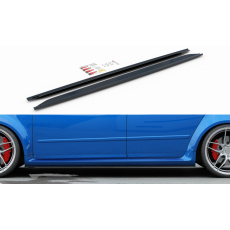 Maxton Design difuzory pod boční prahy pro Audi RS4 B7, černý lesklý plast ABS Maxton Design difuzory pod boční prahy pro Audi RS4 B7, černý lesklý plast ABS