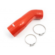 Forge Motorsport silikonová hadice sání pro VW Golf 8 GTI, Octavia 4 RS a další EA888.4 s turbodmychadlem Garrett, barva: červená