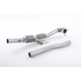Milltek Sport downpipe a Hi-Flow sportovní katalyzátor pro Volkswagen Golf Mk6 R 2.0 TFSI 270PS 2009-2013, určeno pro 3-inch Race cat-back system
