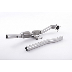 Milltek Sport downpipe a Hi-Flow sportovní katalyzátor pro Volkswagen Golf Mk6 R 2.0 TFSI 270PS 2009-2013, určeno pro 3-inch Race cat-back system Milltek Sport downpipe a Hi-Flow sportovní katalyzátor pro Volkswagen Golf Mk6 R 2.0 TFSI 270PS 2009-2013, určeno pro 3-inch Race cat-back system