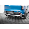 Maxton Design spoiler pod zadní nárazník s žebrováním pro Kia EV9 Mk1 GT-Line, černý lesklý plast ABS