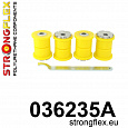 036235A: Strongflex Sada silentbloků zadního ramene excentrická varianta SPORT
