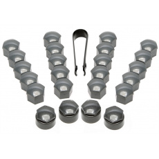 TA Technix sada krytů šroubů, šedá lesklá, 17mm TA Technix sada krytů šroubů, šedá lesklá, 17mm