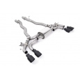 Milltek Sport Front Pipe-back od předního tlumiče Back System pro BMW řada 5 M5 /M5 Competition 4.4l Twin Turbo F90 (North American / ROW Cars) 2019-2024, GT-100 černé koncovky