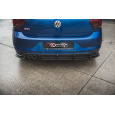 Maxton Design "Racing durability" vložka zadního nárazníku pro Volkswagen Polo GTI Mk6, plast ABS bez povrchové úpravy