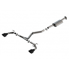 Borla Cat-Back výfukový systém "S-Type" pro Toyota GR86 2,4l 4-válec RWD 2-dvéř. r.v. 2022-2023, typ koncovek: černé Borla Cat-Back výfukový systém "S-Type" pro Toyota GR86 2,4l 4-válec RWD 2-dvéř. r.v. 2022-2023, typ koncovek: černé