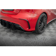 Maxton Design "Street Pro" boční difuzory pod zadní nárazník s křidélky pro Mercedes třída A W176 Facelift A45 AMG, plast ABS bez povrchové úpravy
