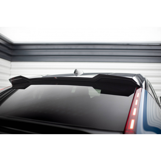 Maxton Design prodloužení spoileru pro Volvo C40 Mk1, černý lesklý plast ABS