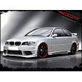 Maxton Design boční prahy pro BMW řada 3 E46, plast ABS bez povrchové úpravy, Coupe/Cabrio, Generation V