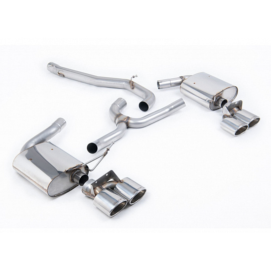 Milltek Sport výfukový systém cat-back bez rezonátoru (hlasitější) pro Volkswagen Golf Mk7.5 R Estate / Variant 2.0 TSI 300PS (s GPF) 2019-2020, typ koncovek: oválné leštěné Milltek Sport výfukový systém cat-back bez rezonátoru (hlasitější) pro Volkswagen Golf Mk7.5 R Estate / Variant 2.0 TSI 300PS (s GPF) 2019-2020, typ koncovek: oválné leštěné