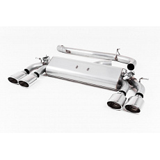 Milltek Sport homologovaný výfuk cat-back GPF Back pro Volkswagen Golf Mk7.5 R 2.0 TSI 300PS (s GPF) - 76mm, EC Approved Systems 2019-2020, typ koncovek: oválné leštěné