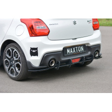 Maxton Design difuzor zadního nárazníku pro Suzuki Swift Mk6 Sport, plast ABS bez povrchové úpravy