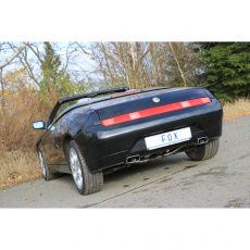 Fox Sportauspuff koncový díl s koncovkou 145x65 Typ 59 na obou stranách pro Alfa Romeo GTV s motorem Fox Sportauspuff koncový díl s koncovkou 145x65 Typ 59 na obou stranách pro Alfa Romeo GTV s motorem