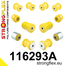 116293A: Strongflex Sada silentbloků předního zavěšení varianta SPORT 116293A: Strongflex Sada silentbloků předního zavěšení varianta SPORT