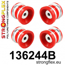 136244B: Strongflex Sada silentbloků předního nosníku 136244B: Strongflex Sada silentbloků předního nosníku