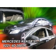 HEKO ofuky oken Mercedes Benz S W221 4dv LONG (2007-2013) přední + zadní
