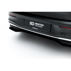Maxton Design spoiler pod zadní nárazník pro Volkswagen Golf Mk8 Facelift, černý lesklý plast ABS Maxton Design spoiler pod zadní nárazník pro Volkswagen Golf Mk8 Facelift, černý lesklý plast ABS
