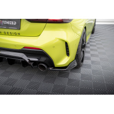 Maxton Design boční difuzory pod zadní nárazník v.8 pro BMW řada 1 F40, černý lesklý plast ABS, M-Pack / M135i