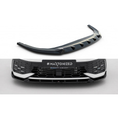 Maxton Design spoiler pod přední nárazník ver.2 pro Volkswagen Golf GTE Mk8 Facelift, černý lesklý plast ABS Maxton Design spoiler pod přední nárazník ver.2 pro Volkswagen Golf GTE Mk8 Facelift, černý lesklý plast ABS