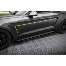 Maxton Design "Street Pro" difuzory pod boční prahy s křidélky pro Ford Mustang Mk6 GT, plast ABS bez povrchové úpravy Maxton Design "Street Pro" difuzory pod boční prahy s křidélky pro Ford Mustang Mk6 GT, plast ABS bez povrchové úpravy