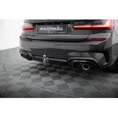 Maxton Design vložka zadního nárazníku pro BMW řada 3 G20 M-Pack, G21 M-Pack, černý lesklý plast ABS, Sedan / Touring Maxton Design vložka zadního nárazníku pro BMW řada 3 G20 M-Pack, G21 M-Pack, černý lesklý plast ABS, Sedan / Touring