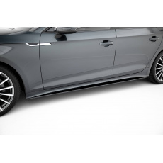 Maxton Design "Street Pro" difuzory pod boční prahy pro Audi A5 F5 Facelift, plast ABS bez povrchové úpravy, Sportback