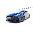 Maxton Design spoiler pod přední nárazník ver.2 pro Hyundai Elantra N Mk7, černý lesklý plast ABS