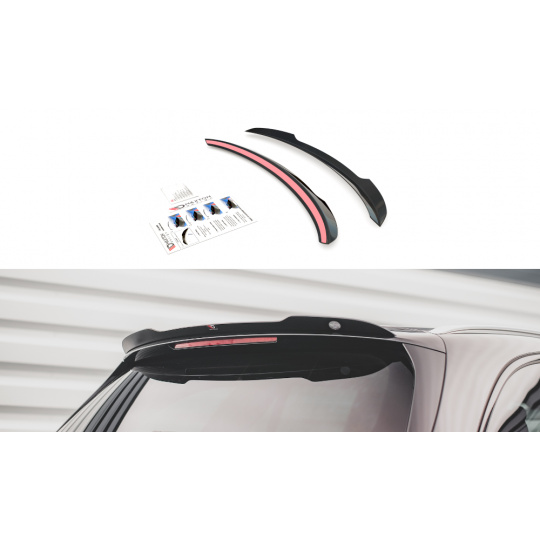 Maxton Design prodloužení spoileru pro Mercedes třída E W213/Standard, černý lesklý plast ABS