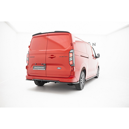 Maxton Design spoiler pod zadní nárazník s žebrováním pro Ford Transit Custom Mk2, černý lesklý plast ABS Maxton Design spoiler pod zadní nárazník s žebrováním pro Ford Transit Custom Mk2, černý lesklý plast ABS