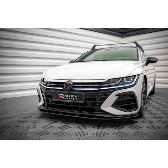 Maxton Design "Street Pro" spoiler pod přední nárazník pro Volkswagen Arteon R, plast ABS bez povrchové úpravy