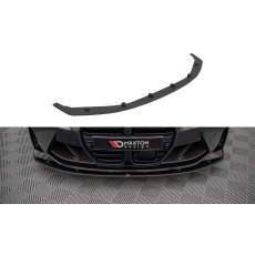 Maxton Design "Street Pro" spoiler pod přední nárazník pro BMW řada M3 G80, plast ABS bez povrchové úpravy, s červenou linkou Maxton Design "Street Pro" spoiler pod přední nárazník pro BMW řada M3 G80, plast ABS bez povrchové úpravy, s červenou linkou