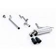 Milltek Sport Downpipe-back bez rezonátoru (hlasitější) pro Audi Coupe UR quattro 20v Turbo 1989-1991, typ koncovek: GT černé