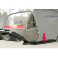 Rieger spoiler pod zadní nárazník na pravé straně pro BMW řada 4 G26 gran coupe (5-dvéř.) r.v. 07/20-, plast ABS lakovaný do černé lesklé barvy