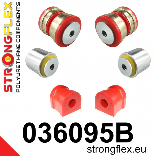 036095B: Strongflex Sada silentbloků předního zavěšení 036095B: Strongflex Sada silentbloků předního zavěšení