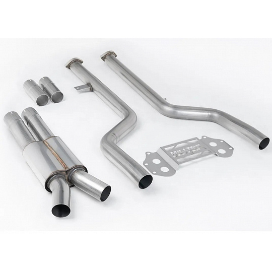Milltek Sport náhrada sekundárních katalyzátorů s rezonátorem pro BMW řada 3 G80 M3 / M3 Competition S58 3.0 Turbo (North American / ROW Non-OPF/GPF Cars Only) 2021-2024 pouze pro OE Downpipes & Milltek Sport Axle Back systémy