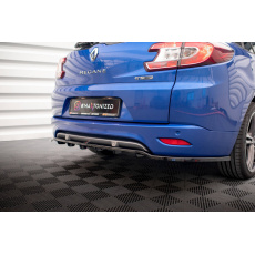 Maxton Design středový spoiler pod zadní nárazník s žebrováním pro Renault Megane Mk3 Facelift, černý lesklý plast ABS, GT Line Grandtour Maxton Design středový spoiler pod zadní nárazník s žebrováním pro Renault Megane Mk3 Facelift, černý lesklý plast ABS, GT Line Grandtour