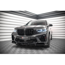 Maxton Design spoiler pod přední nárazník ver.2 pro BMW X5 M G05, černý lesklý plast ABS