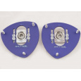 Silver Project nastavitelné horní uložení pro Subaru Impreza GC8 93-00 modré