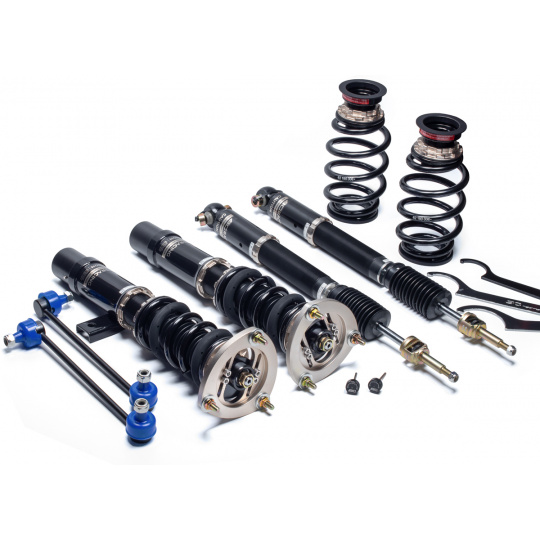 BC Racing výškově a tuhostně stavitelný podvozek série BR typ RA pro Volkswagen Golf VII AU, r.v. 13- s uchycením př.tl. 54,5 mm