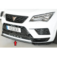 Rieger lipa pod přední nárazník pro Seat Ateca Cupra 5FP, 09/18-07/20, plast ABS lakovaný do černé lesklé barvy