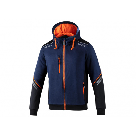 Sparco technická bunda Colorado, barva: modro-oranžová, velikost: S
