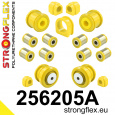 256205A: Strongflex Kompletní sada silentbloků pro zavěšení do 05 / 2003 varianta SPORT