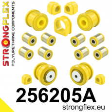 256205A: Strongflex Kompletní sada silentbloků pro zavěšení do 05 / 2003 varianta SPORT 256205A: Strongflex Kompletní sada silentbloků pro zavěšení do 05 / 2003 varianta SPORT