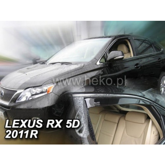 HEKO ofuky oken Lexus RX III AL10 5D (2009-2015) přední + zadní