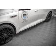 Maxton Design difuzory pod boční prahy pro Kia Optima MK4, černý lesklý plast ABS