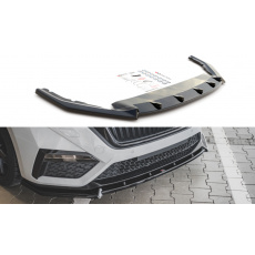 Maxton Design spoiler pod přední nárazník ver.1 pro Škoda Octavia RS Mk4, černý lesklý plast ABS Maxton Design spoiler pod přední nárazník ver.1 pro Škoda Octavia RS Mk4, černý lesklý plast ABS